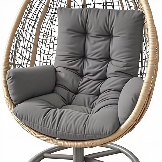 Hammock Rocking Chair Cushion Egg-shape  Cushion Available for Garden Living Room Decoration (Without Hanging Basket Seat) Cojin