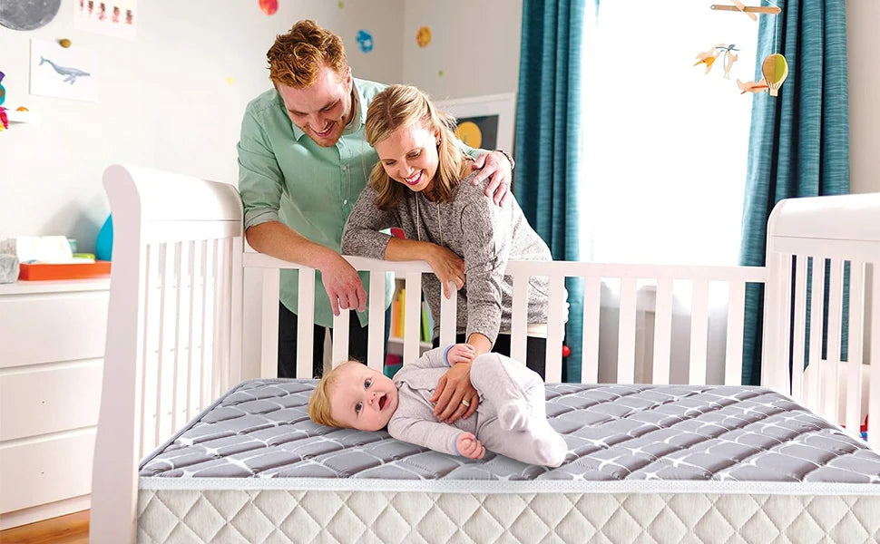 Crib and Toddler Mattress - 52" x 27.6" x 5" - Breathable - Firm - Dual Sided Standard Size Baby Mattress for Crib - Premium Foa